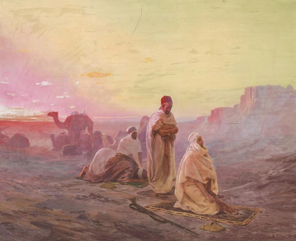 Preghiera nel deserto, 1919